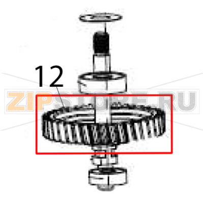 Grinder gear Hurakan HKN-ME717 Grinder gear Hurakan HKN-ME717Запчасть на деталировке под номером: 12