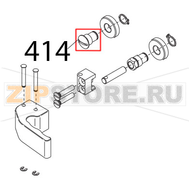 Perno rotell. piatto BS2 LNR Sirman Anniversario 300 Perno rotell. piatto BS2 LNR Sirman Anniversario 300Запчасть на деталировке под номером: 414