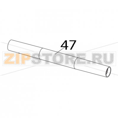 Conv belt idle roller Sigma SPZ 120 Conv belt idle roller Sigma SPZ 120Запчасть на деталировке под номером: 47