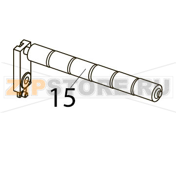 Damper arm ass&#039;y Toshiba TEC B-SX4T-GS20-QM-R Damper arm ass'y Toshiba TEC B-SX4T-GS20-QM-RЗапчасть на деталировке под номером: 15