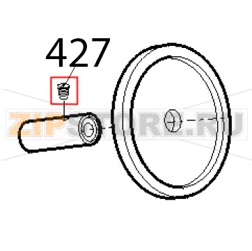 Vite bloc. pulsante aff. Sirman Mirra 220 Vite bloc. pulsante aff. Sirman Mirra 220Запчасть на деталировке под номером: 427