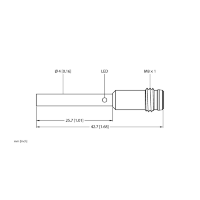 Датчик индуктивный Turck BI1-EH04-AN6X-V1331