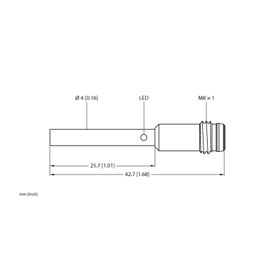Датчик индуктивный Turck BI1-EH04-AN6X-V1331 