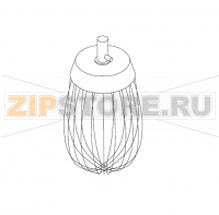 20L Whip With Thin Wires Bear Varimixer RN20 VL-2                                                                                 
