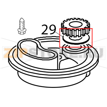 Washer shim KitchenAid 5K45SSEWH Washer shim KitchenAid 5K45SSEWHЗапчасть на деталировке под номером: 29