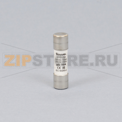 Вставка плавкая 10 А, gG, 10x38 мм Sinvel SV1038-10 