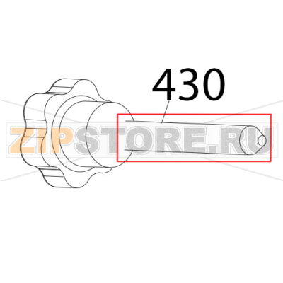 Prigioniero colonnina L=75 Sirman Mirra 250 C Prigioniero colonnina L=75 Sirman Mirra 250 CЗапчасть на деталировке под номером: 430