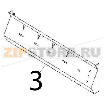 Cruscotto sup. comp. Angelo Po 1G1PE2E Cruscotto sup. comp. Angelo Po 1G1PE2EЗапчасть на деталировке под номером: 3