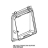 Cooling fan support Unox XBC 1005