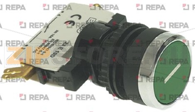 ЗЕЛЁНЫЙ ПЕРЕКЛЮЧАТЕЛЬ 3 A 240 В 