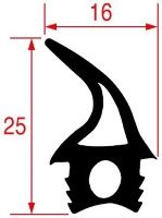 GASKET FOR OVEN DOOR 665x1430 mm