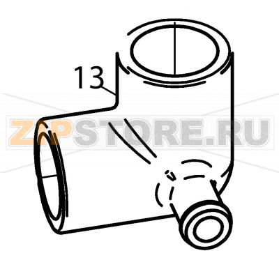 Drain elbow Fagor VG-101 Drain elbow Fagor VG-101Запчасть на деталировке под номером: 13Название запчасти Fagor на английском языке: Drain elbow VG-101.