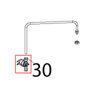 Elettrovalvola H2O, 1 via, rid. rosso JG, in Ø: 8 out Ø: 10, 240 Unox XVC 204