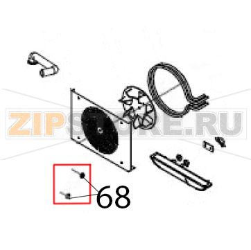 Voire rack Hurakan HKN-XF023 Voire rack Hurakan HKN-XF023Запчасть на деталировке под номером: 68