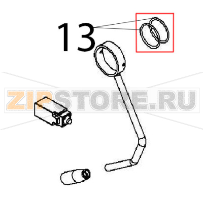 O-Ring Ø: 47.22 ass. y Angelo Po 091FR1E O-Ring Ø: 47.22 ass. y Angelo Po 091FR1EЗапчасть на деталировке под номером: 13