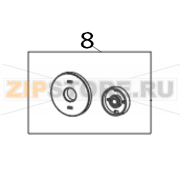 Media core adaptor 1 inch + 1.5 inch TSC Alpha-40L (R) Media core adaptor 1 inch + 1.5 inch TSC Alpha-40L (R)Запчасть на деталировке под номером: 8