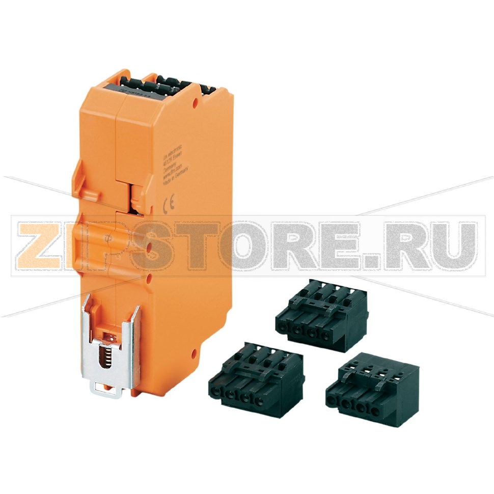 Модуль безопасности для установки в шкаф управления AS-интерфейс IFM AC3204 