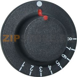 MANOPOLA NERA ø 50 mm 0-1-2-3-4-5-6-7-8 