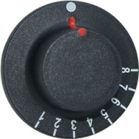 MANOPOLA NERA ø 50 mm 0-1-2-3-4-5-6-7-8