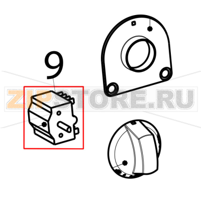 Switch Tecnoinox FR4FE7 Switch Tecnoinox FR4FE7Запчасть на деталировке под номером: 9