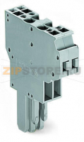 2-проводная розетка; 4 mm; 2-пол.; 4,00 mm; серые Wago 769-122