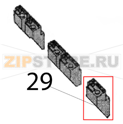 Overload relay 4-6 A Angelo Po C165D Overload relay 4-6 A Angelo Po C165DЗапчасть на деталировке под номером: 29