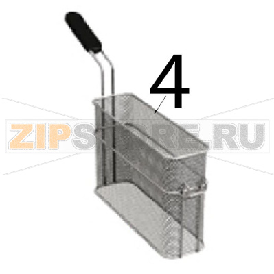 Cestello 5 L per cuocipasta Angelo Po 1G1CP2G Cestello 5 L per cuocipasta Angelo Po 1G1CP2GЗапчасть на деталировке под номером: 4