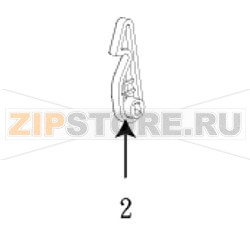 Рычаг защелки печатающей головки (левый) TSC TTP-644M Рычаг защелки печатающей головки (левый) для принтера TSC TTP-644MЗапчасть на сборочном чертеже под номером: 2Количество запчастей в комплекте: 1Название запчасти TSC на английском языке: Print head release lever (Left), MOQ 5 pcs