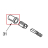 Housing, Brush Holder KitchenAid K45
