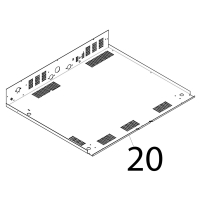 Fondo forno Tecnoeka KF 966 D AL UD