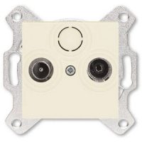 Розетка проходная TV-R, 7 дБ, слоновая кость ABB 2CHH083607A6017