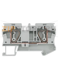 КЛЕММА ПРОХОДНАЯ ПРУЖИННОЕ ПОДСОЕДИНЕНИЕ: 0.5 - 6 MM2, ШИРИНА: 8.2 MM, СЕРАЯ Siemens 8WH2000-0AH00