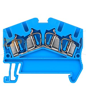 КЛЕММА ПРОХОДНАЯ КОМПАКТНАЯ, ПРУЖИННОЕ ПОДСОЕДИНЕНИЕ, 4 ТОЧКИ: 0.08 - 2.5 MM2, ШИРИНА: 5.2 MM, СИНЯЯ Siemens 8WH2504-0AF01 