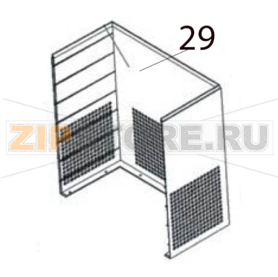 Back cover Hurakan HKN-IMF18 Back cover Hurakan HKN-IMF18Запчасть на деталировке под номером: 29