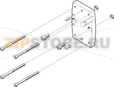 Комплект переходников Festo HAPG-SD2-28 