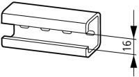 Шина кабельная, ВхШхД=15x30x750 мм Eaton KSV6-ID