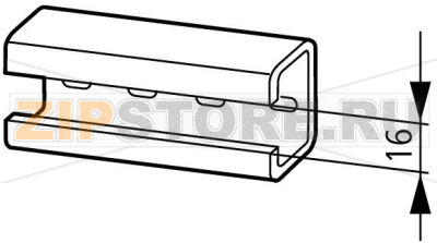 Шина кабельная, ВхШхД=15x30x750 мм Eaton KSV6-ID 
