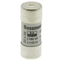 Предохранитель, 6 A, AC 690 В, 80 кА, 22x58 мм, gL/gG, IEC Eaton CYL FUSE >STR >22x58 6A GG 690