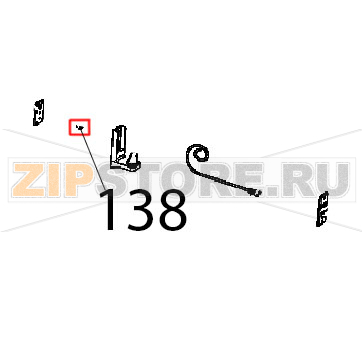 Tappo nylon supporto controstaffa Unox XBC 1005E Tappo nylon supporto controstaffa Unox XBC 1005EЗапчасть на деталировке под номером: 138