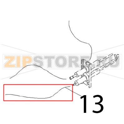 Cavo ionizzazione 250 mm Angelo Po FX101G2 Cavo ionizzazione 250 mm Angelo Po FX101G2Запчасть на деталировке под номером: 13