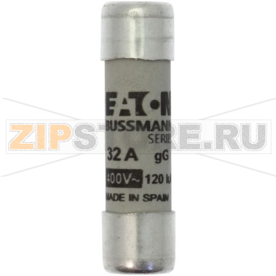 Предохранитель, 32 A, AC 400 В, 120 кА, 10x38 мм, gL/gG, IEC Eaton CYLINDRICAL FUSE 10x38 32A G 