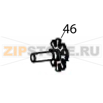 Ribbon supply whee Godex RT230i Ribbon supply whee Godex RT230iЗапчасть на деталировке под номером: 46Название запчасти Godex на английском языке: Ribbon supply whee RT230i.