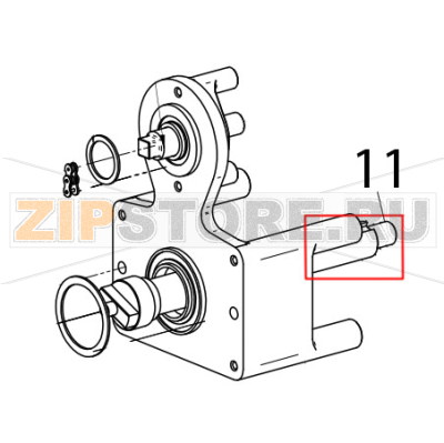 Albero estrusore Fimar PF40E Albero estrusore Fimar PF40EЗапчасть на деталировке под номером: 11