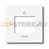 Накладка для цифрого FM-радио, белый бархат ABB 2CKA008200A0122