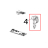 Latch assembly Zebra ZD230 Thermal Transfer