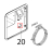Angolo facciata muffola inox L.M. Unox XV 203G