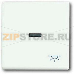 Клавиша выключателя с символом &quot;Свет&quot;, белый бархат ABB 2CKA001751A3031 