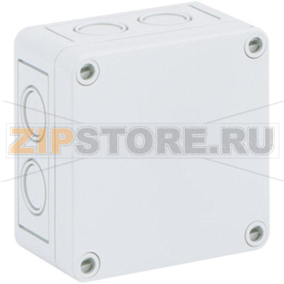 Корпус 94x94x57 мм, материал: поликарбонат, серый, 1 шт Spelsberg TK PC 99-6-m 