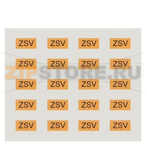 НАКЛЕИВАЮЩИЕСЯ СИМВОЛЫ ZSV (20ШТ) Siemens 5UH1085 
