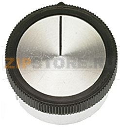 BLACK KNOB 40 MM. DIA 